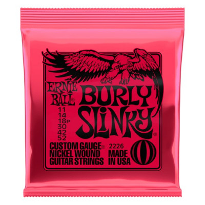 Corzi electrica Ernie Ball 2226 11-52 Burly Slinky Nickel Wound foto