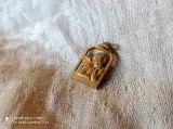 MEDALION HERUVIM aurit FRANTA 1900 manopera EXCEPTIONALA de colectie MARCAT UNIC