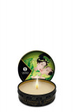 Shunga Candle Green Tea - Lum&acirc;nare pentru Masaj cu Aromă de Ceai Verde, 30 ml, Orion