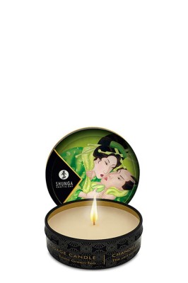 Shunga Candle Green Tea - Lum&amp;acirc;nare pentru Masaj cu Aromă de Ceai Verde, 30 ml foto