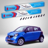 Cumpara ieftin Ștergătoare Smart Forfour A453 Cabrio 2015-2021 | Set Față Flat Premium &ndash; TeamCar&reg;