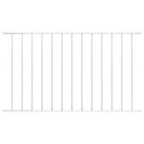 vidaXL Panou de gard Woerden din oțel vopsit &icirc;n c&acirc;mp electrostatic, 1,7 x 0,75 m, alb 145224