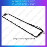 Lumini Ambientale chenar display 64 de culori Mercedes E W213 2017-2021 control pe sistemul original sau telefon CarStore Technology