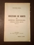 Gheorghe Cernea - Obiceiuri de nuntă din județul Hunedoara (comunele B&acirc;rsău, Bălata) (ediția a II-a; 1935, 31 p.)