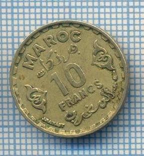 AX 495 MONEDA- MAROC - 10 FRANCS -ANUL 1371(1952) -STAREA CARE SE VEDE foto