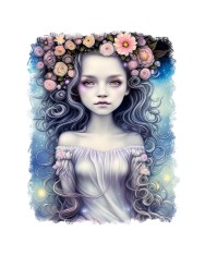 Sticker decorativ, Zana, Mov, 70 cm, 9208ST foto