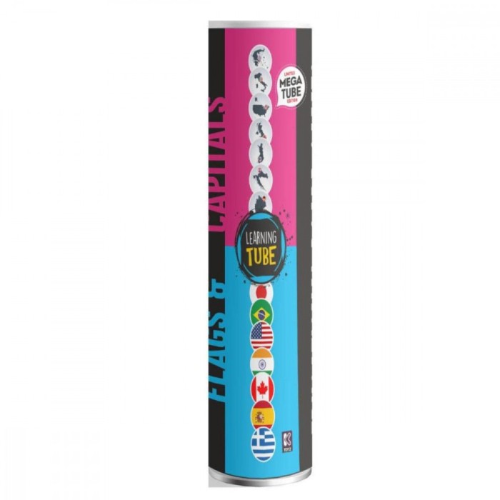 Joc Learning Tube&reg; - Steaguri &amp; capitalele lumii PlayLearn Toys