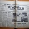 ziarul dreptatea 7 martie 1990-greva ciobanilor,cornaliu coposu in franta