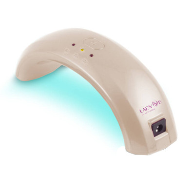 Lampa UV manichiura Beper, 9 W, 10-60 secunde, 1 neon, illuminare LED, Crem foto
