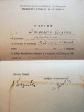 Operator recensăm&acirc;nt 1948, Simionescu V., Pădureni, Haret, semnat A. Golopenția