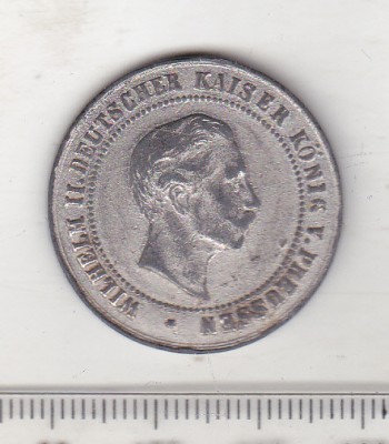 bnk mdl Medalie Germania - Wilhelm II - Friedrich III foto