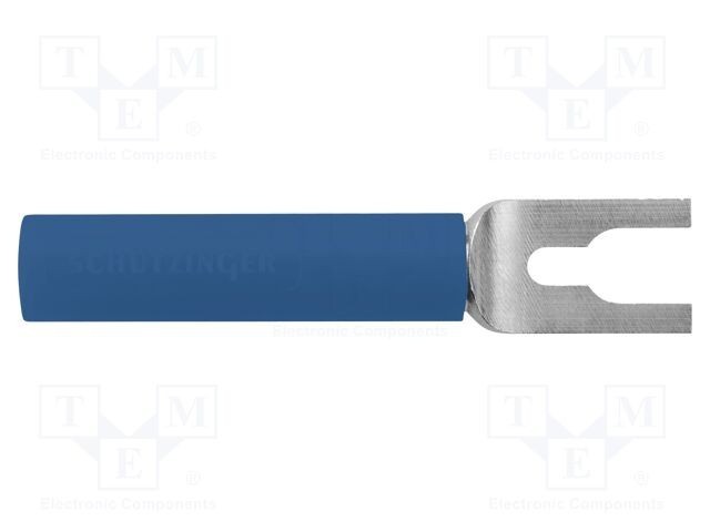 Conector mufă tip furcă 20A albastru SCH&Uuml;TZINGER 37mm 1kV