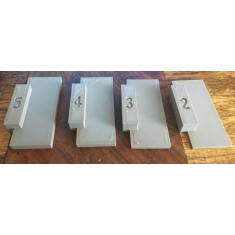 Sablon distantier pentru luft usi si sertare 2,3,4,5 mm