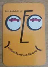 C9 6 - 1971 - Calendar de buzunar - reclama CEC