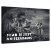 Tablou Canvas, Tablofy, Fear Is Just An Illusion, Printat Digital, 100 &times; 70 cm
