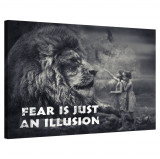 Tablou Canvas, Tablofy, Fear Is Just An Illusion, Printat Digital, 70 &times; 50 cm