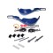 Kit handguard ATV Enduro Cross albastre cu insertie aluminiu