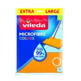 Laveta Vileda Microfibre Colors din microfibra pentru podele, extra mare