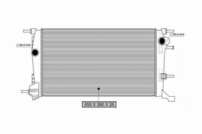 Radiator Motor 154039 34915 foto