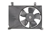 GMV radiator electroventilator Daewoo Lanos, 05.1997-2008, motor 1.4, 1.5, 1.6 16V, benzina, cutie manuala, cu AC, 255; 2 pini