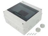 Carcasă pentru aparatură modulară IP55 gri deschis 9 module