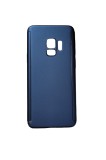 Husa protectie 360 fata + spate + folie silicon Samsung Galaxy S9 , Albastru