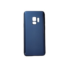 Husa protectie 360 fata + spate + folie silicon Samsung Galaxy S9 , Albastru