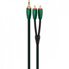 Cablu audio AudioQuest Jack 3.5mm - 2x RCA 1.5m Evergreen foto
