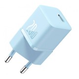 INCARCATOR retea Baseus Mini, GaN5 Fast Charger 20W, 1 x USB Type-C 5V/3A, albastru &quot;CCGN050103&quot; (timbru verde 0.18 lei) - 6932172625337