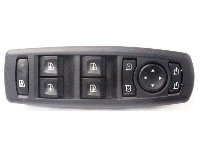 Buton reglare oglinzi, comutator macara usa Renault Megane 3, 10.2008-09.2016; Laguna 3 (T), 10.2007- , cu functie pliere; reglare oglinda; 4 butoane