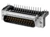 Conector D-Sub HARTING 25 pini, 90 grade, Montare THT, Filet UNC 4-40