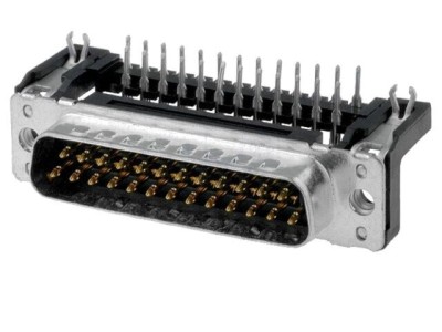 Conector D-Sub 25 pini 90&amp;deg; THT foto