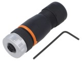 Conector LAPP M12 3 pini mamă drept IP67 630V aurit cod 381166306
