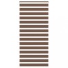 Jaluzea tip zebra maro lățime țesătură 110,9 cm poliester