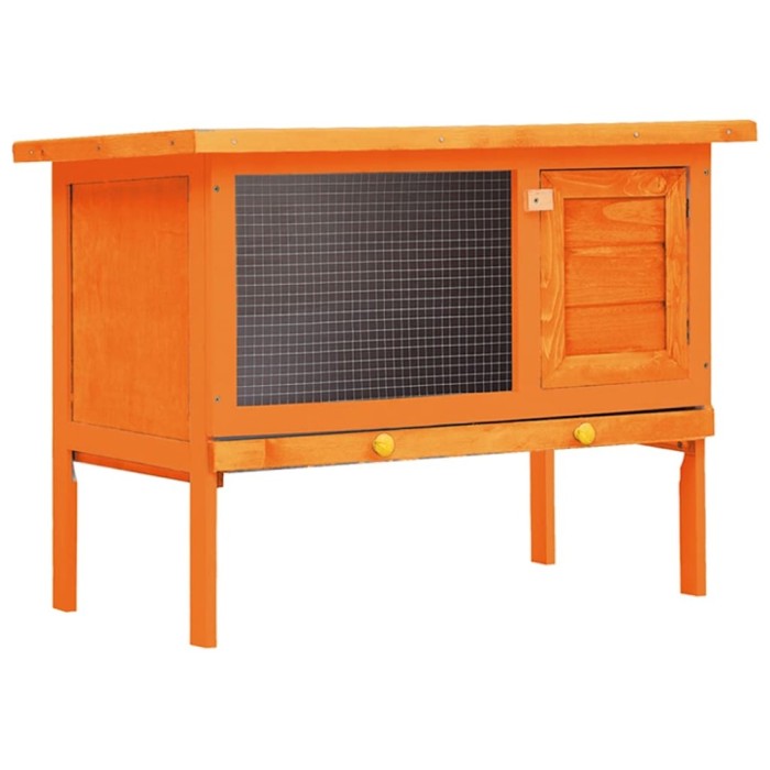 Cusca de iepuri cusca adapost animale mici, 1 nivel, lemn