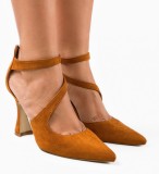 Cumpara ieftin Pantofi dama Abdur Camel