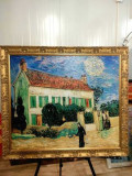 Reproductia Vincent van Gogh Casa Alba Tehnica Giclee
