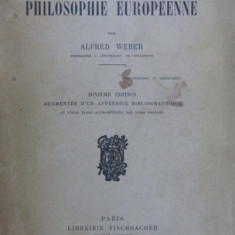 Alfred Weber - Histoire de la philosophie europeenne