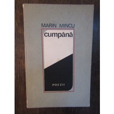 MARIN MINCU - CUMPANA ( DEDICATIE , AUTOGRAF )