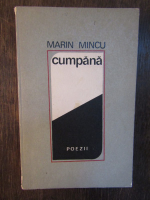 MARIN MINCU - CUMPANA ( DEDICATIE , AUTOGRAF ) foto