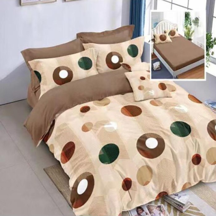 LENJERIE FINET 6 PIESE CU HUSĂ &ndash; 160&times;200 ȘI 180&times;200 (HF6P68) - 180x200