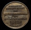 Medalie Centenar introducere sistem metric in Romania 1966,bronz 6 cm
