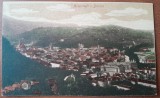 Carte postala, Brasov, vedere generala, perioada interbelica