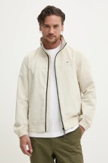Tommy Jeans geaca barbati, culoarea bej, de tranzitie, DM0DM15382