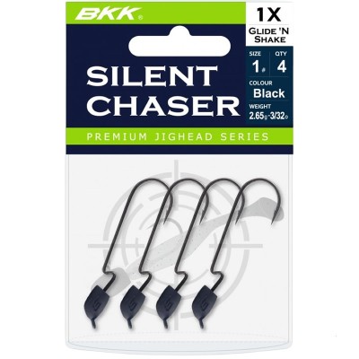 Jig Offset BKK Silent Chaser Glide &amp;#039;N Shake Nr.3/0, 1/4oz (7g) foto