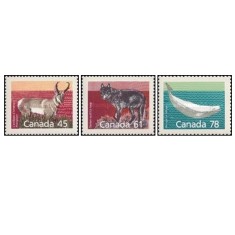 Canada 1990 - Mamifere, serie neuzata 1
