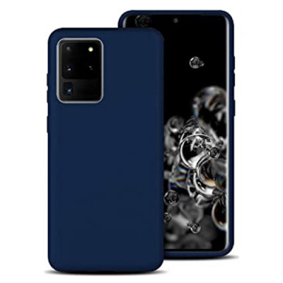 Husa Telefon Silicon Samsung Galaxy S20 Ultra g988 Liquid Dark Blue foto