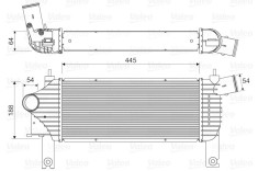 VALEO 818608 Intercooler, compresor