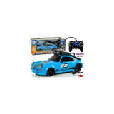 Masinuta sport RC pentru copii cu telecomanda, albastra, 1:18, 10249, Leantoys