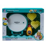 Set de joaca, Aparat de facut vafe cu lumini si sunet, 7Toys